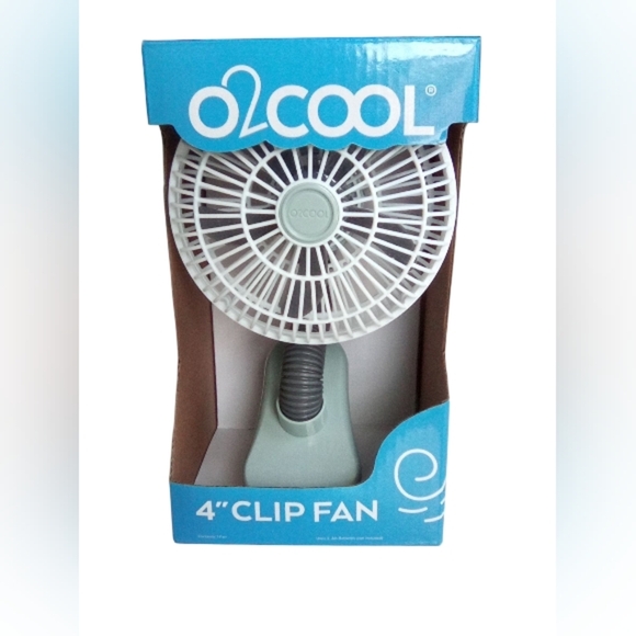 O2 Cool Portable Clip Fan with Efficient Multi-Blade Design - Picture 1 of 10